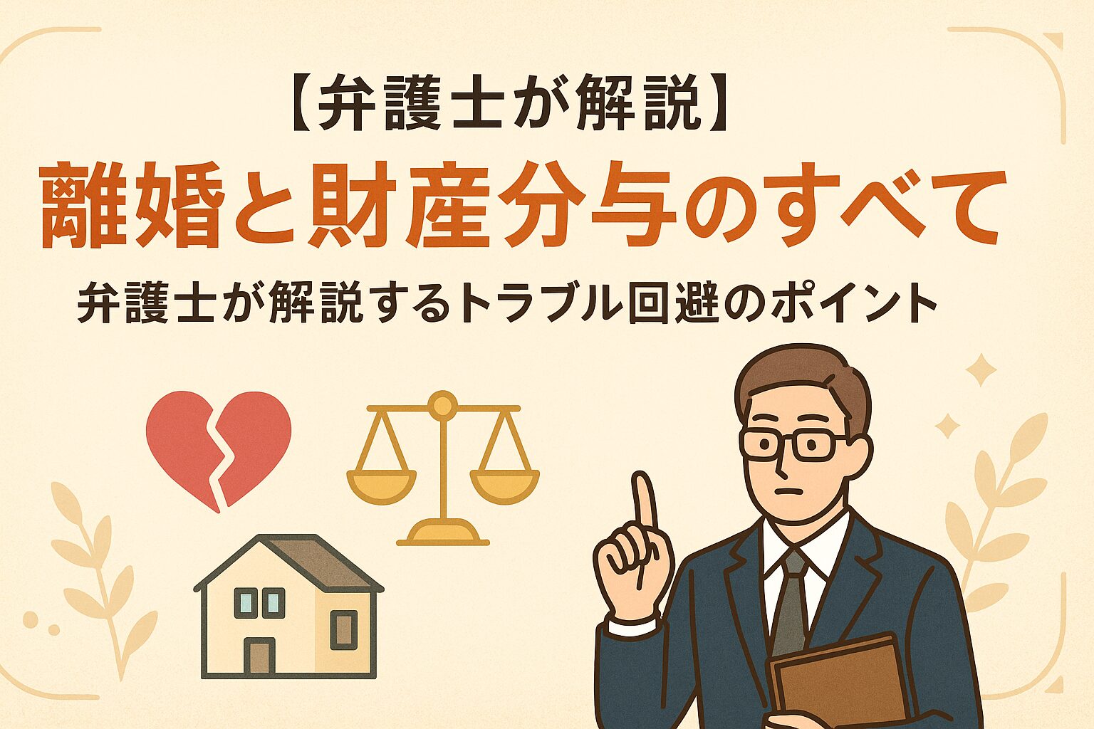 離婚と財産分与のすべて｜弁護士が解説する対象財産とトラブル回避のポイント