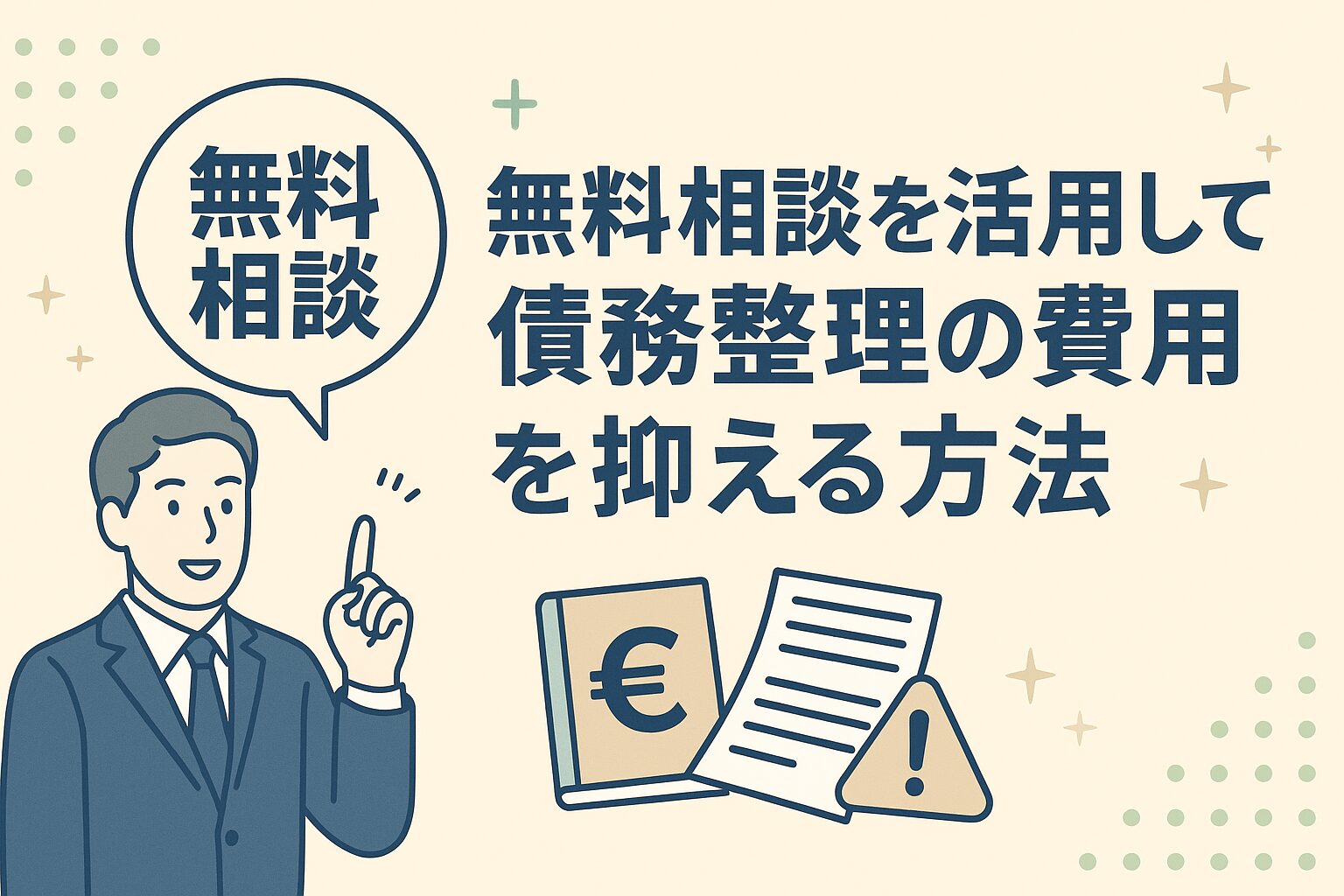 【弁護士が解説】債務整理の費用を抑える最大の秘訣は「無料相談」の賢い活用法にあった